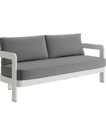 N3 Stone Three Seater Sofa Smoke Weave